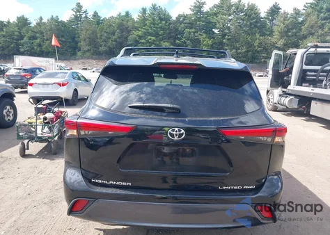2020 Toyota Highlander Limited from USA, damaged, VIN 5TDDZRBHXLS024371